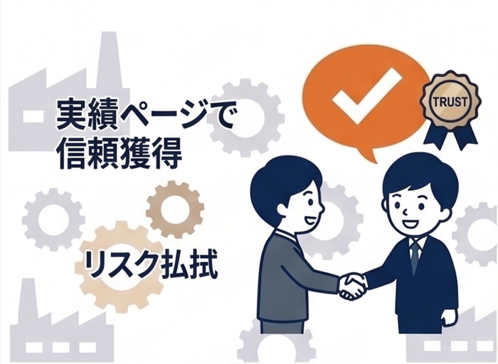 製造業_実績ぺージ信頼獲得