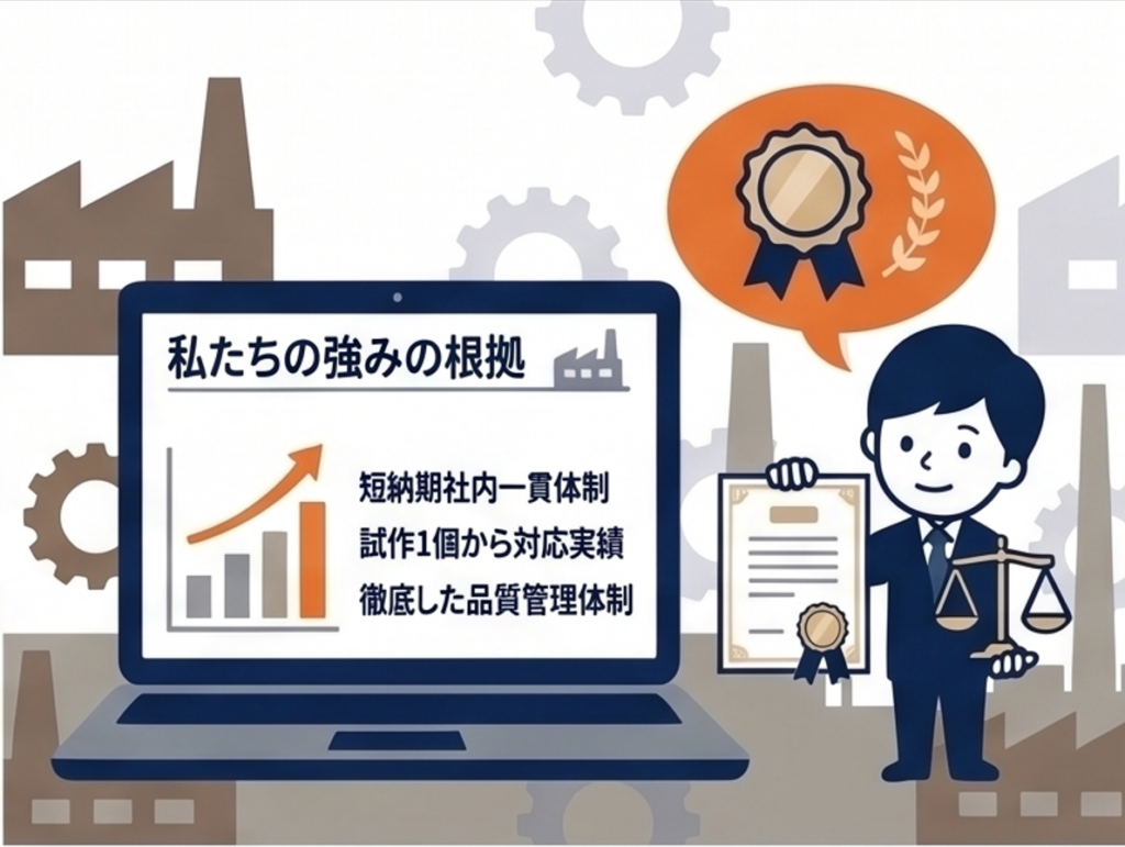 強みは抽象語ではなく、根拠とセットで見せる