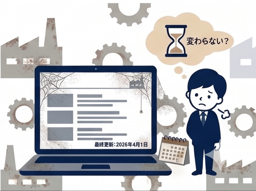 公開して終わりになっていて、改善されていない