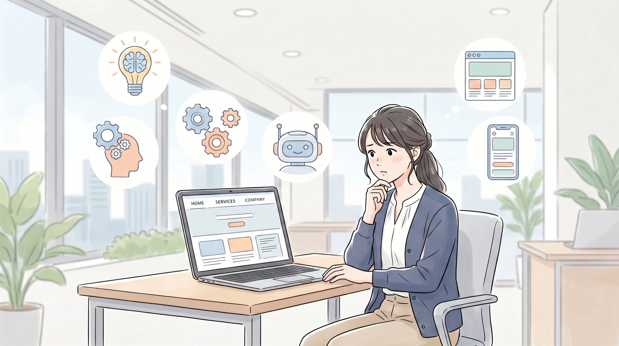 生成AIでホームページは企業向け作れる？